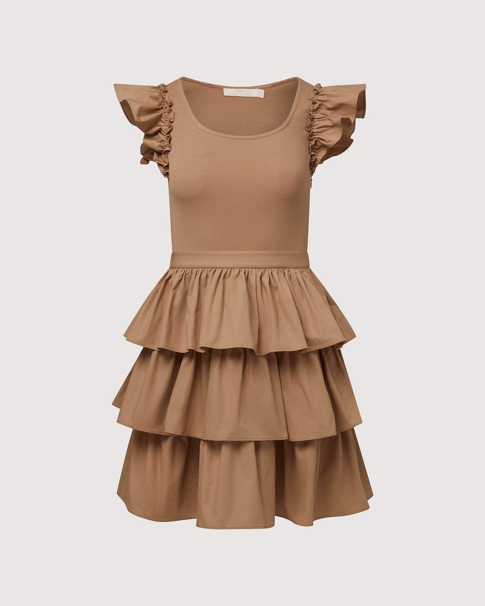 Ruffle Tank Dress | Warm Taupe