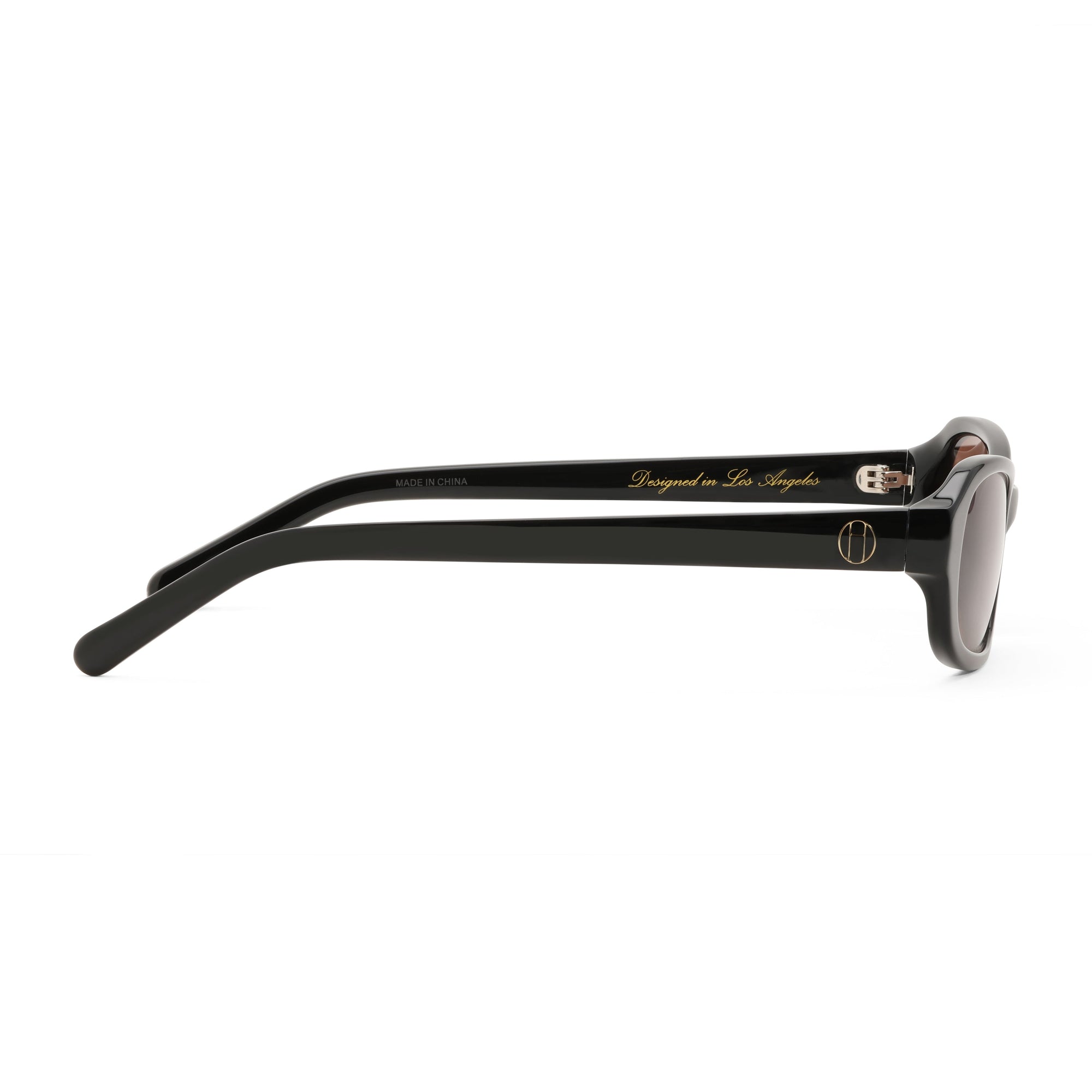 Margaux Glasses | Glossy Black