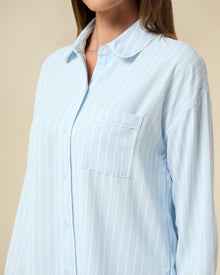 Stripe Blue/Ivory