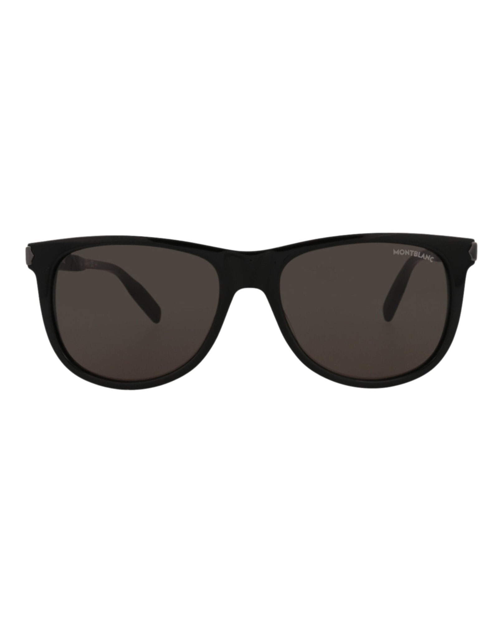 Montblanc Round Acetate Sunglasses | Black