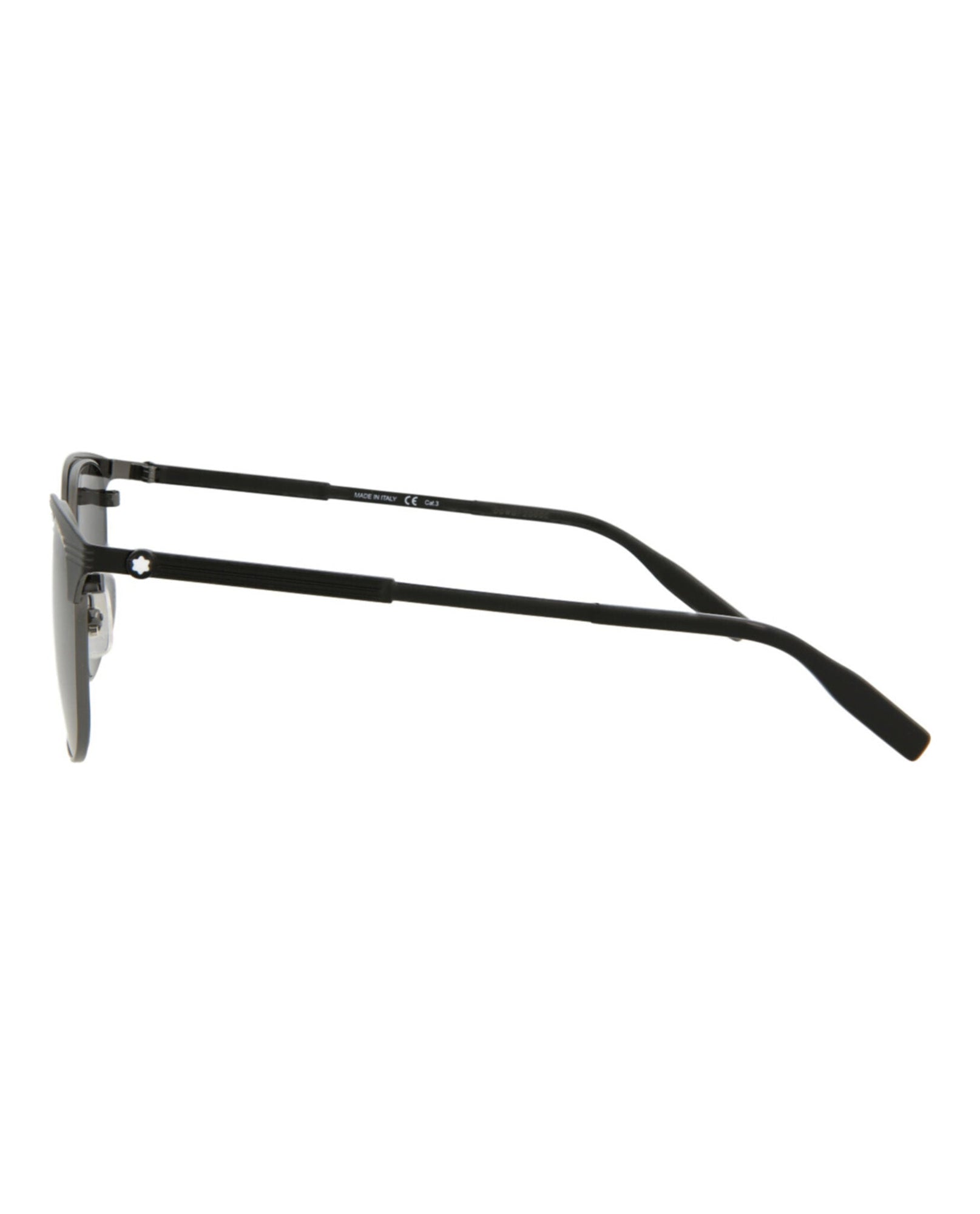 Montblanc Square Metal Sunglasses | Semimatte