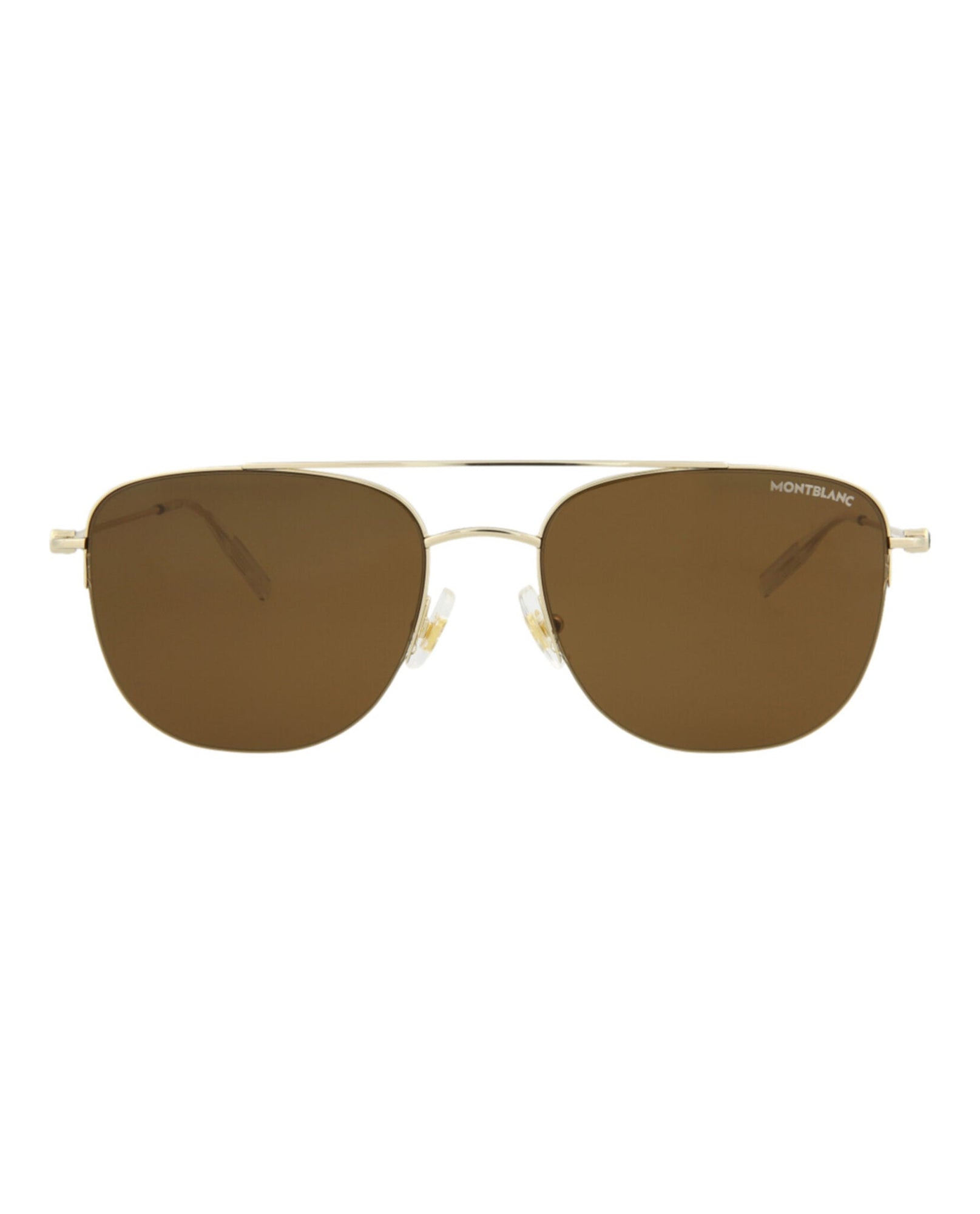 Montblanc Aviator Metal Sunglasses | Gold