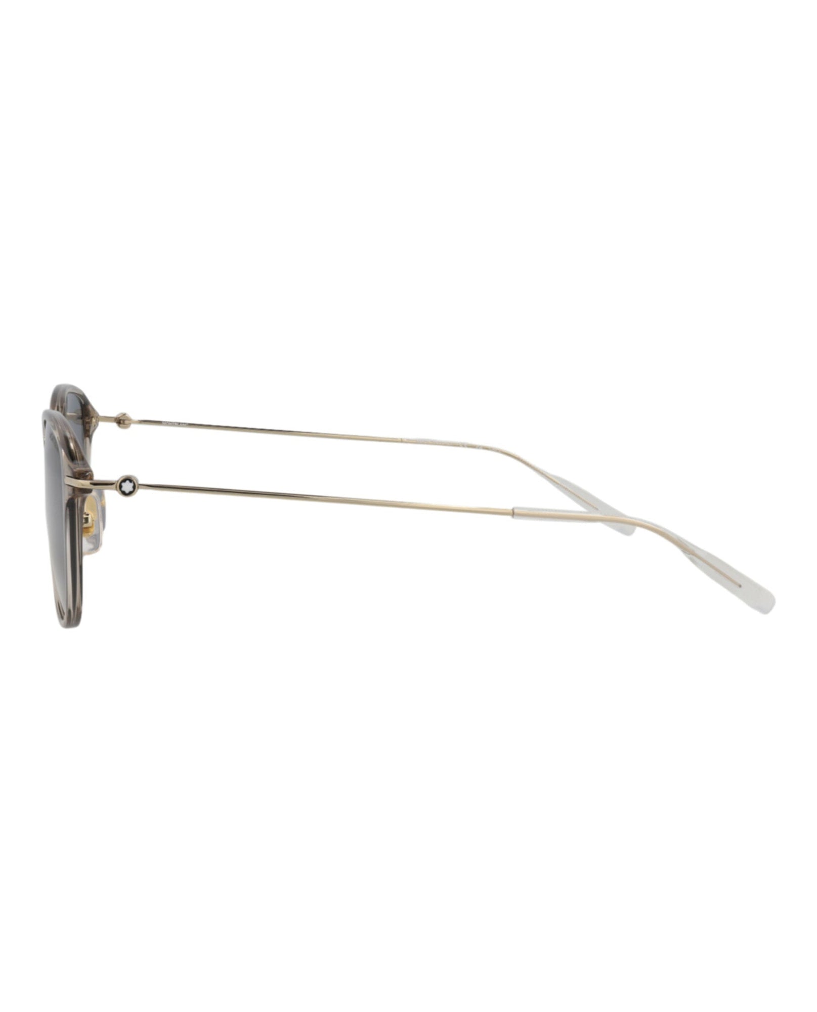 Montblanc Round Injection Sunglasses | Beige