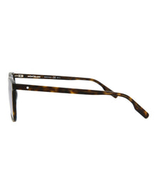 Montblanc Square Acetate Sunglasses | Havana