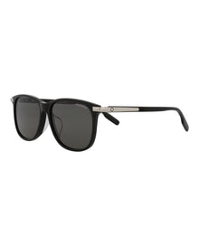 Montblanc Square Acetate Sunglasses | Black