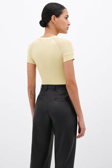 Harling Tee | Pale Yellow