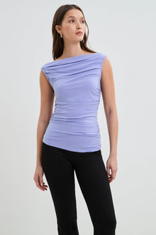 Cooper Sleeveless Top | Periwinkle