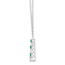 Womens | V-Shape Pendant Necklace | 14K White Gold | 1 CTW Round Cut Lab Grown Diamond | G-VS