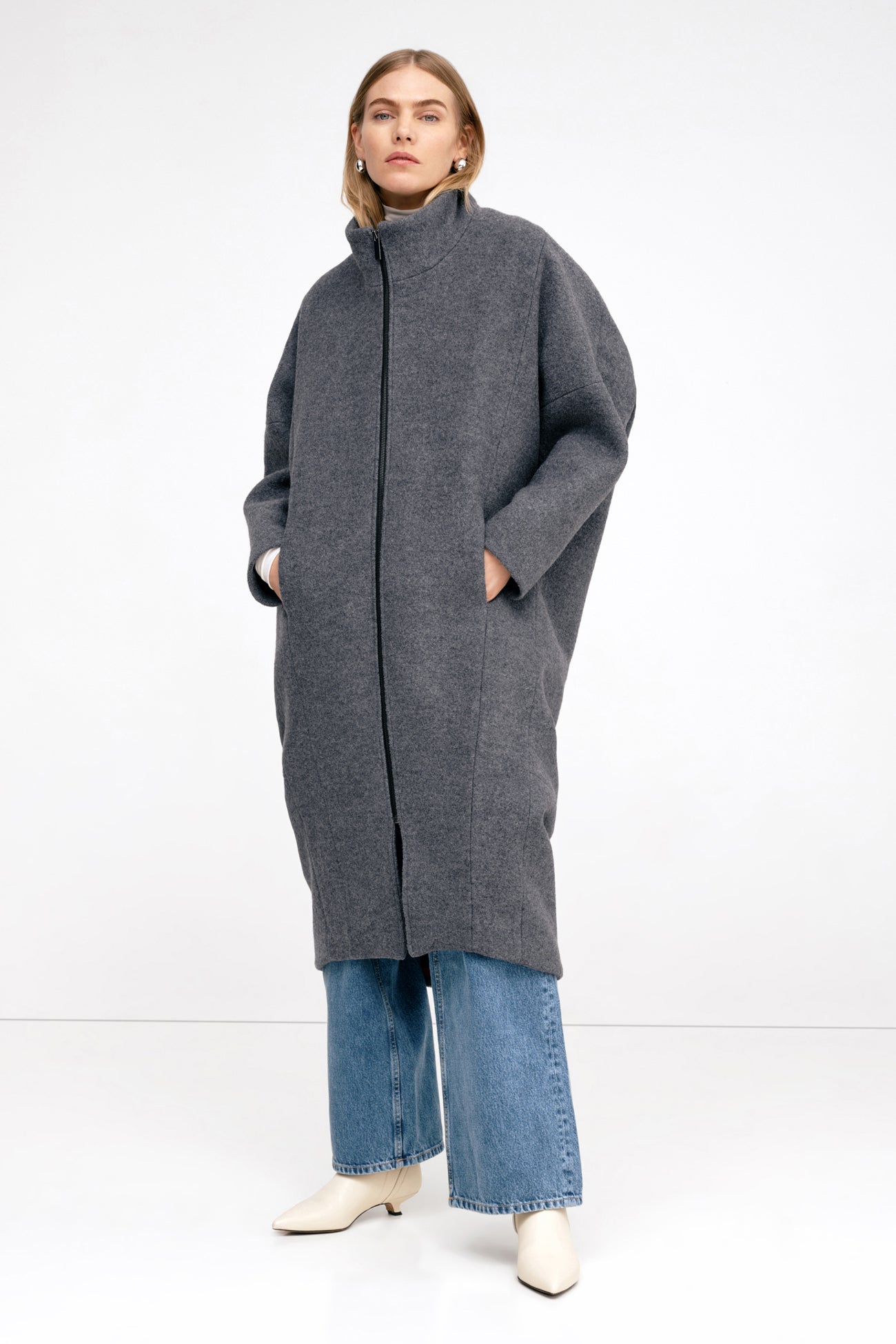 Herald Coat | Medium Grey