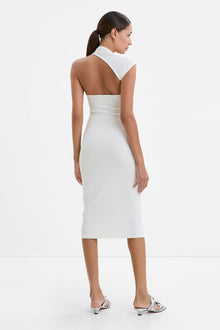 Manhattan Sleeveless Midi Dress | Off White