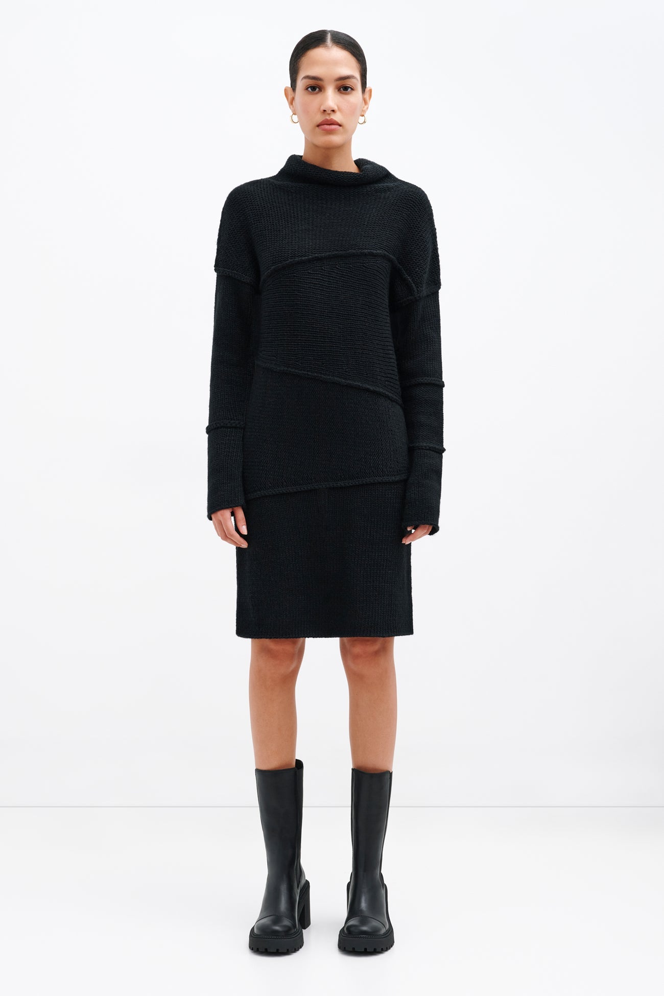 Midtown Sweater Dress | Black