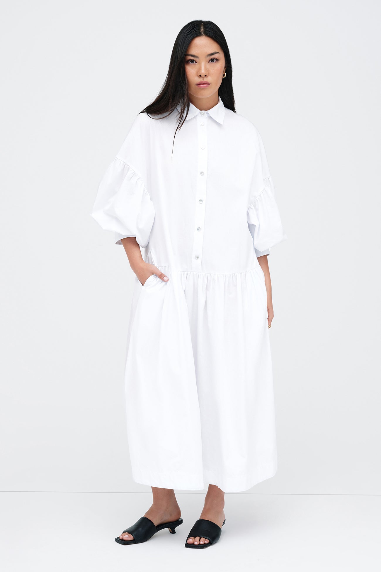 Ada Dress | White