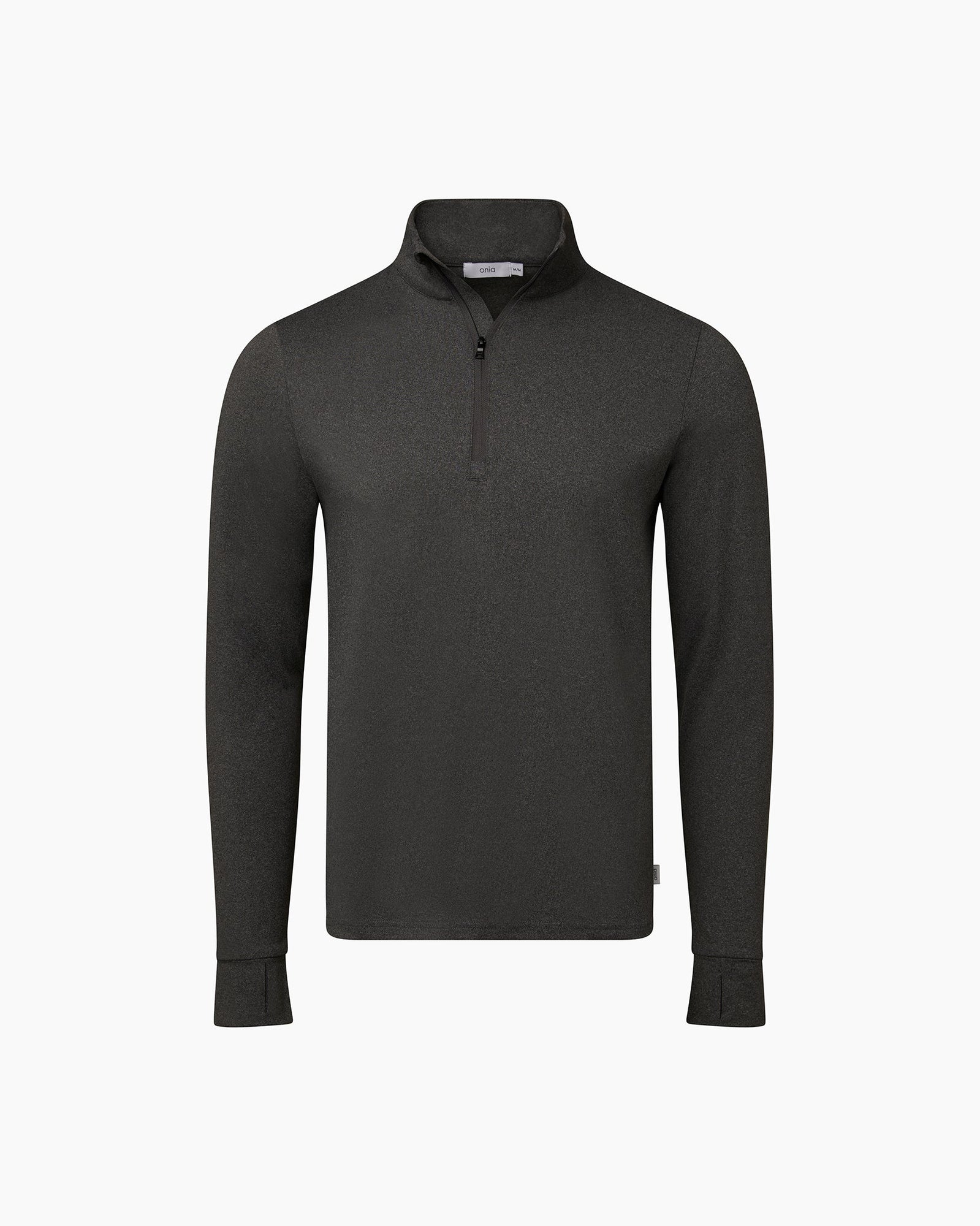 Mens | Everyday Half Zip Sweatshirt | Dark Heather Grey