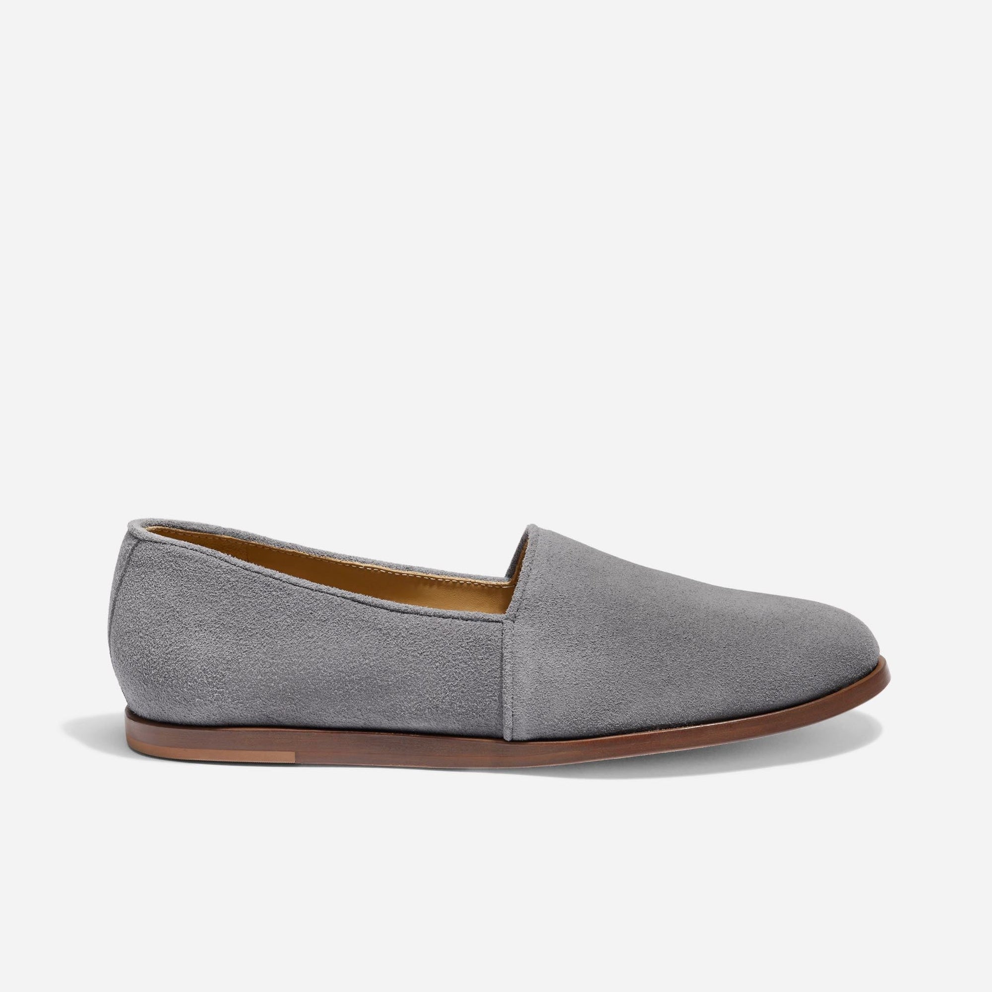 Mens | Alejandro Smooth Slip On | Grey Suede