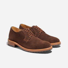 Mens | Rey Everyday Derby Lug | Umber Brown Suede