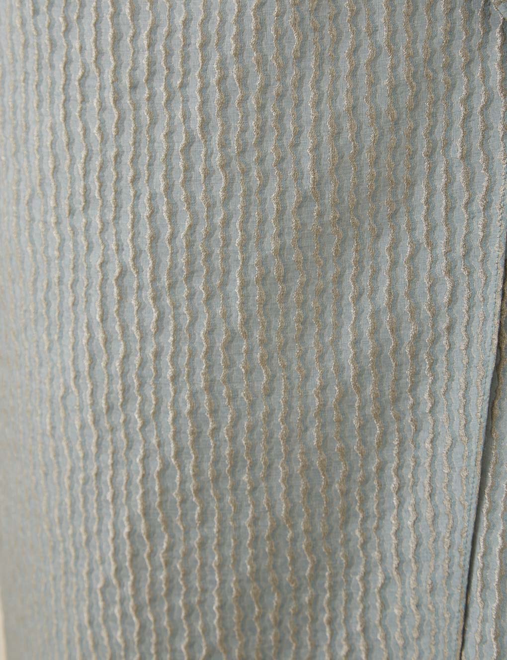 Womens | The Sarong Skirt In Wave Stripe | Sky