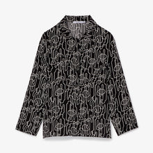 packshot image of the alyssa jacket in symphony print