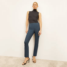 front image of a woman wearing the foster pant in lakeside | Lead