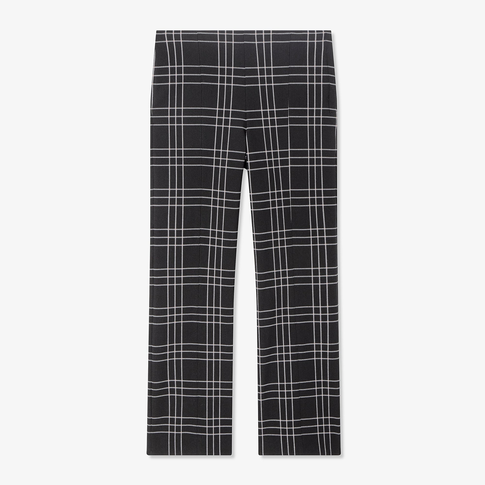 packshot image of the kick flare foster pant in plaid  