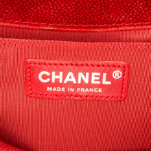 Chanel Pre-Owned Medium Caviar Boy Flap Bag | Women | Red