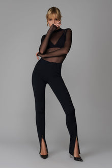 003 Zip pants - Le Vestiaire | Black