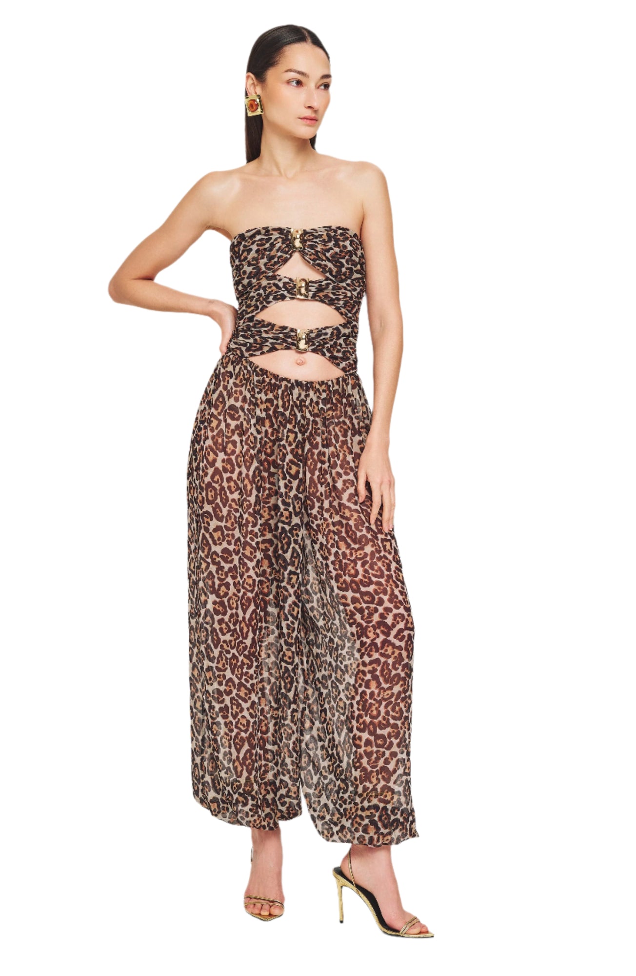 Mora Jumpsuit | Leopard
