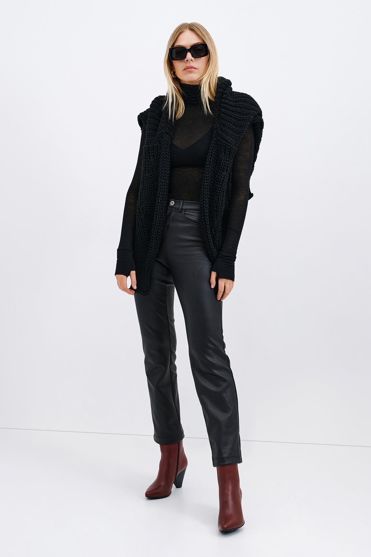 Leo Ankle Boots | Burgundy