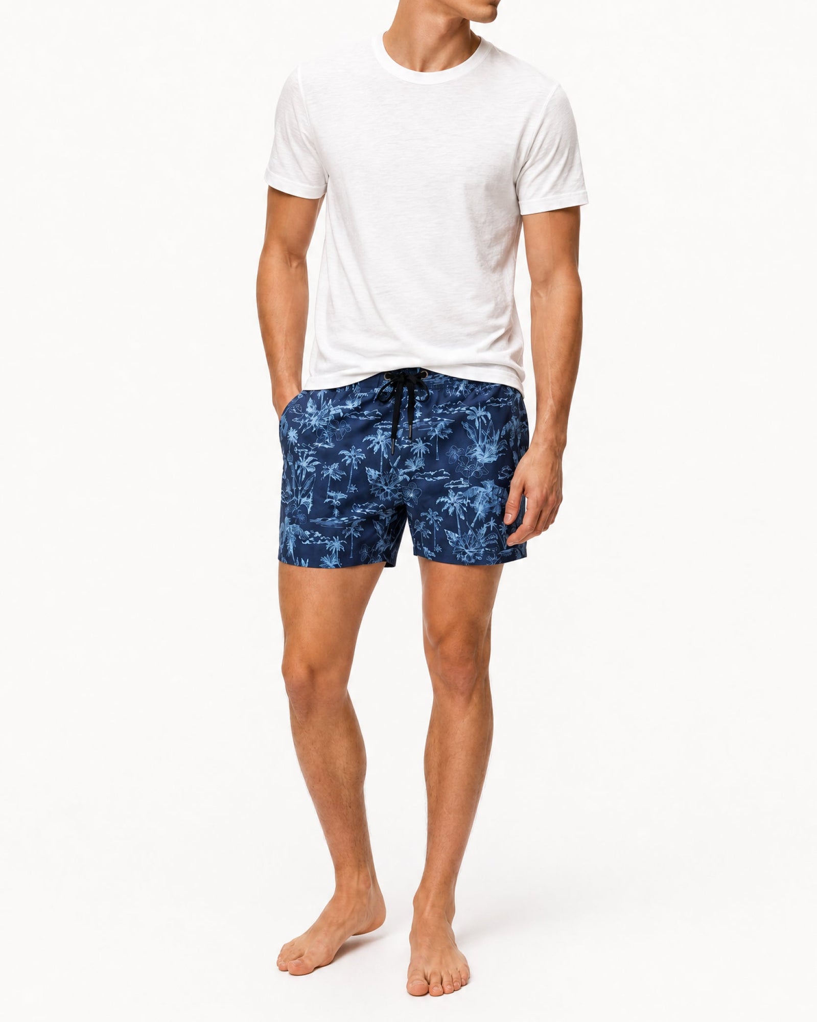 Mens | Stretch Volley Swim Short 5" | Navy