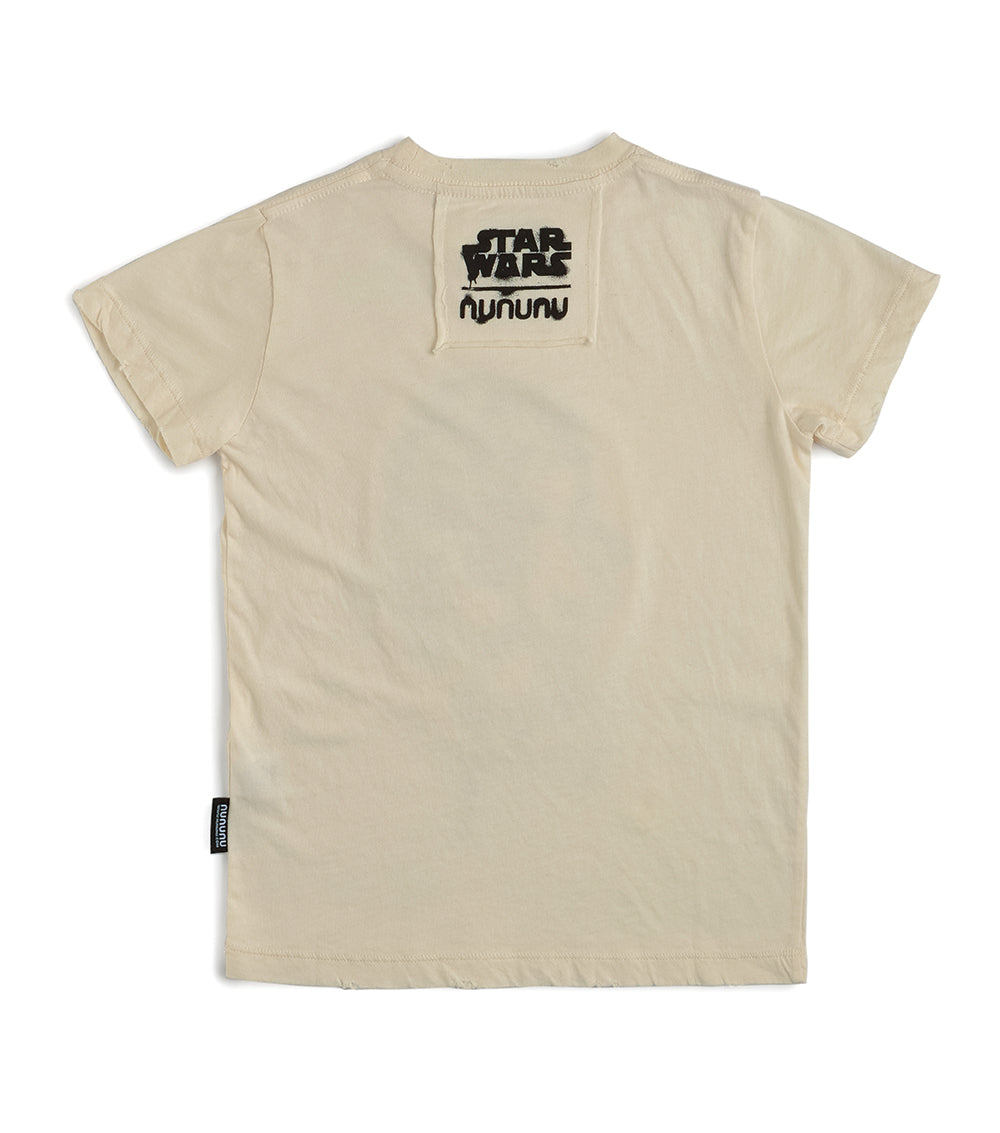 Kid | Embroidered Chewbacca T-Shirt | Natural