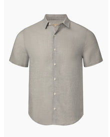 Mens | Jack Air Linen Shirt | Deep Navy/White