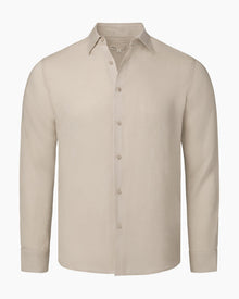 Mens | Air Linen Long Sleeve Shirt | Stone