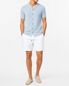 Mens | Cotton Linen Camp Sweater | Ice