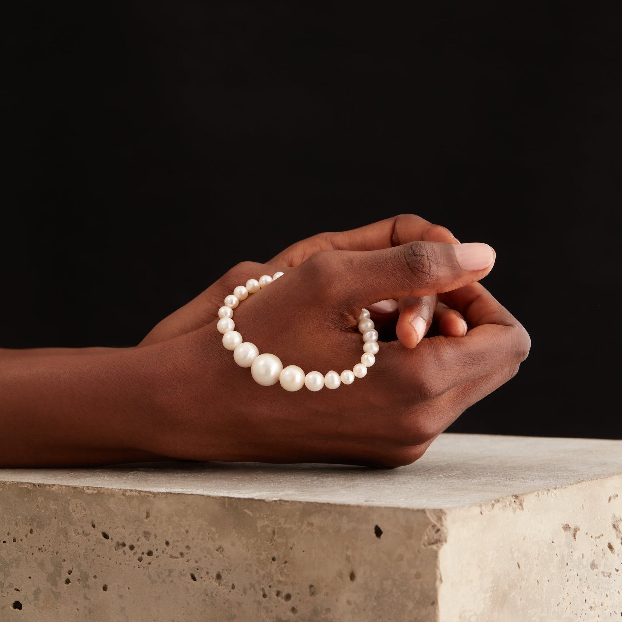 Luna Bracelet | Sterling Silver | Freshwater Pearls