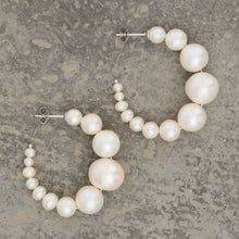 Iris Earrings | Sterling Silver | Freshwater Pearls