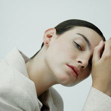 Decimal Earrings | 18K Gold Plated | Onyx