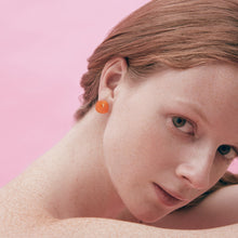 Pomello Earrings | 18K Gold Plated | Peach