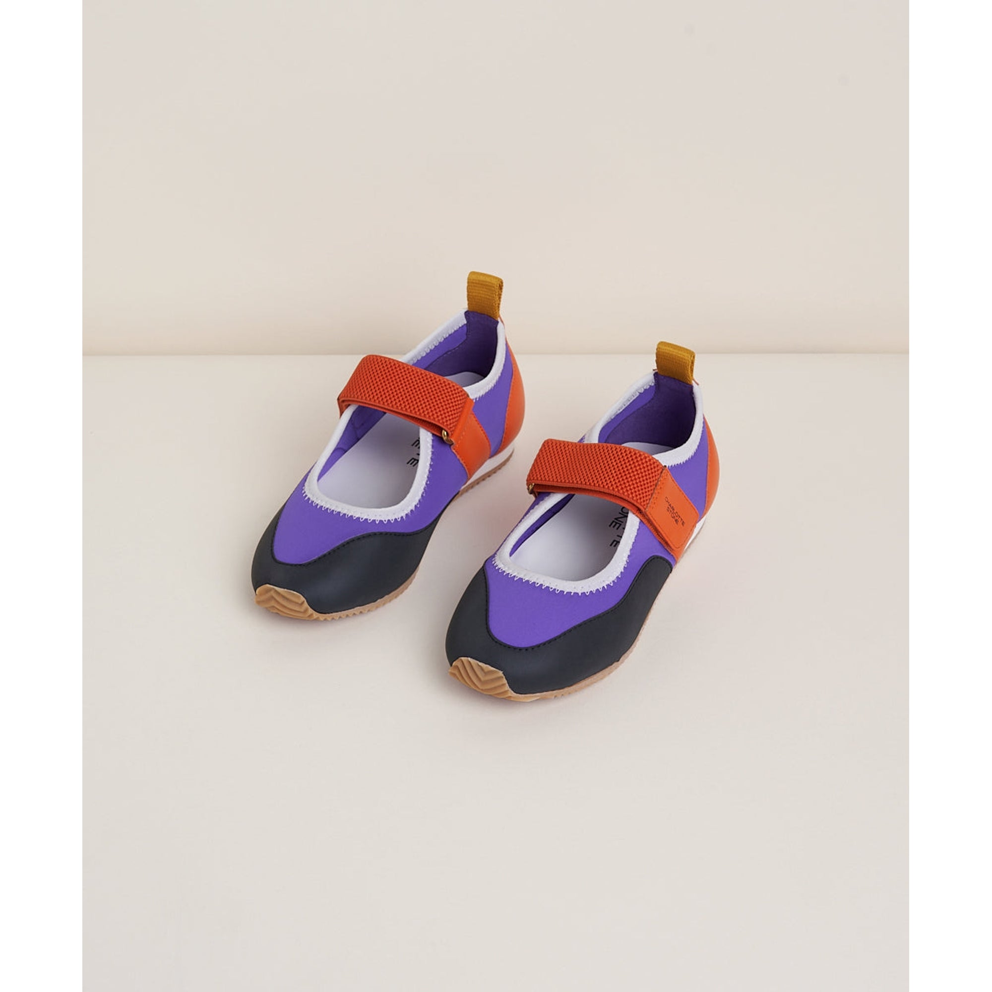 Mable Kids Ballet Flat-Sneaker Hybrid | Grape