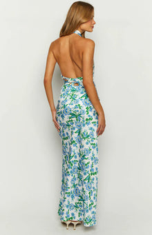 Marcella Floral Formal Maxi Dress | Blue