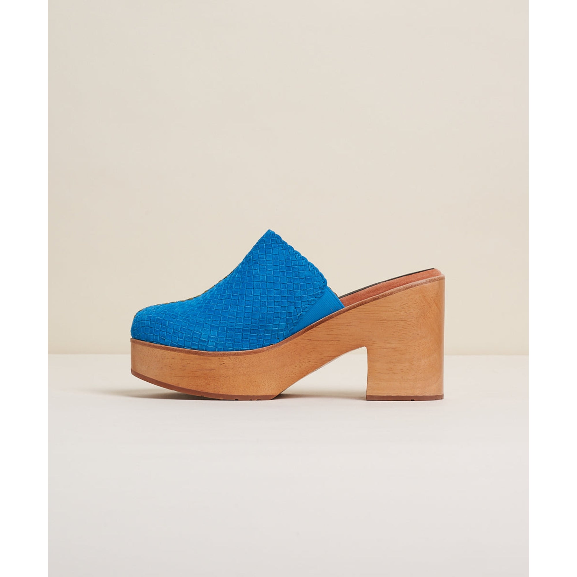 Marlo High Heel Retro Wooden Clog | Nassau