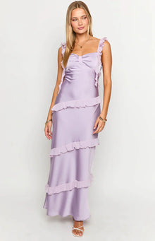 Marmalade Ruffle Maxi Dress | Purple
