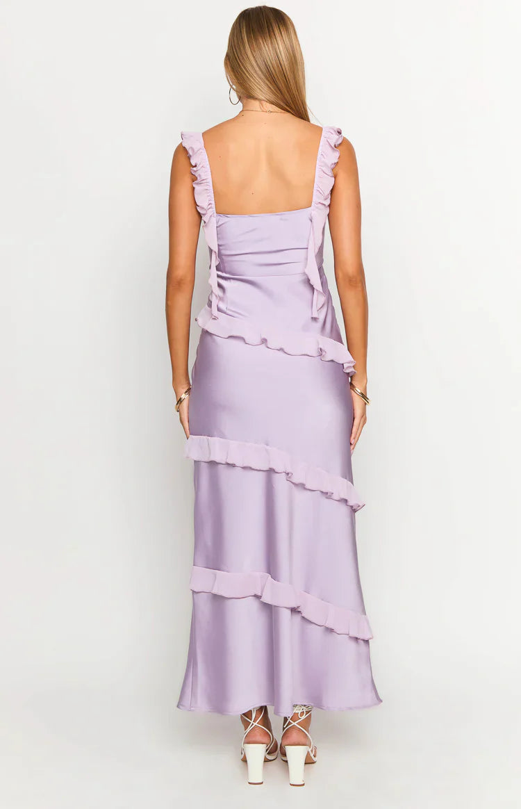Marmalade Ruffle Maxi Dress | Purple