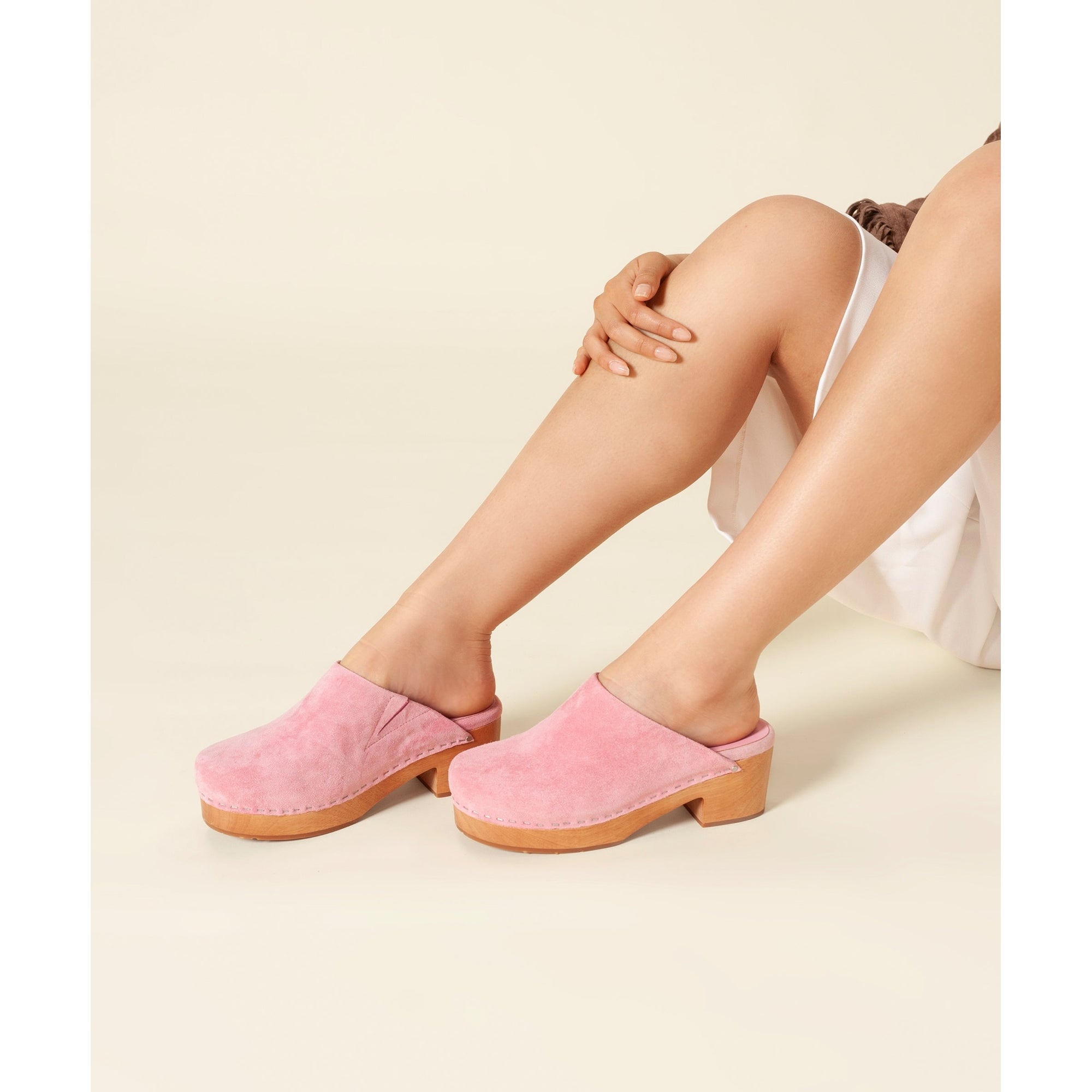 Martino Low Heel Wooden Clog | Bubble