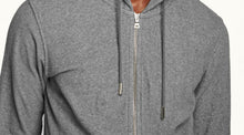 Mathers Binding Classic Fit Zip-Thru Hooded Sweatshirt | Piranha Grey Marl