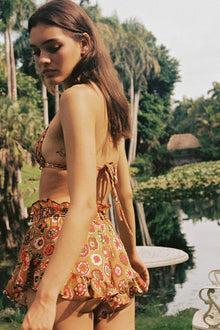 Euro Bow Bikini Top | Mazzy Floral