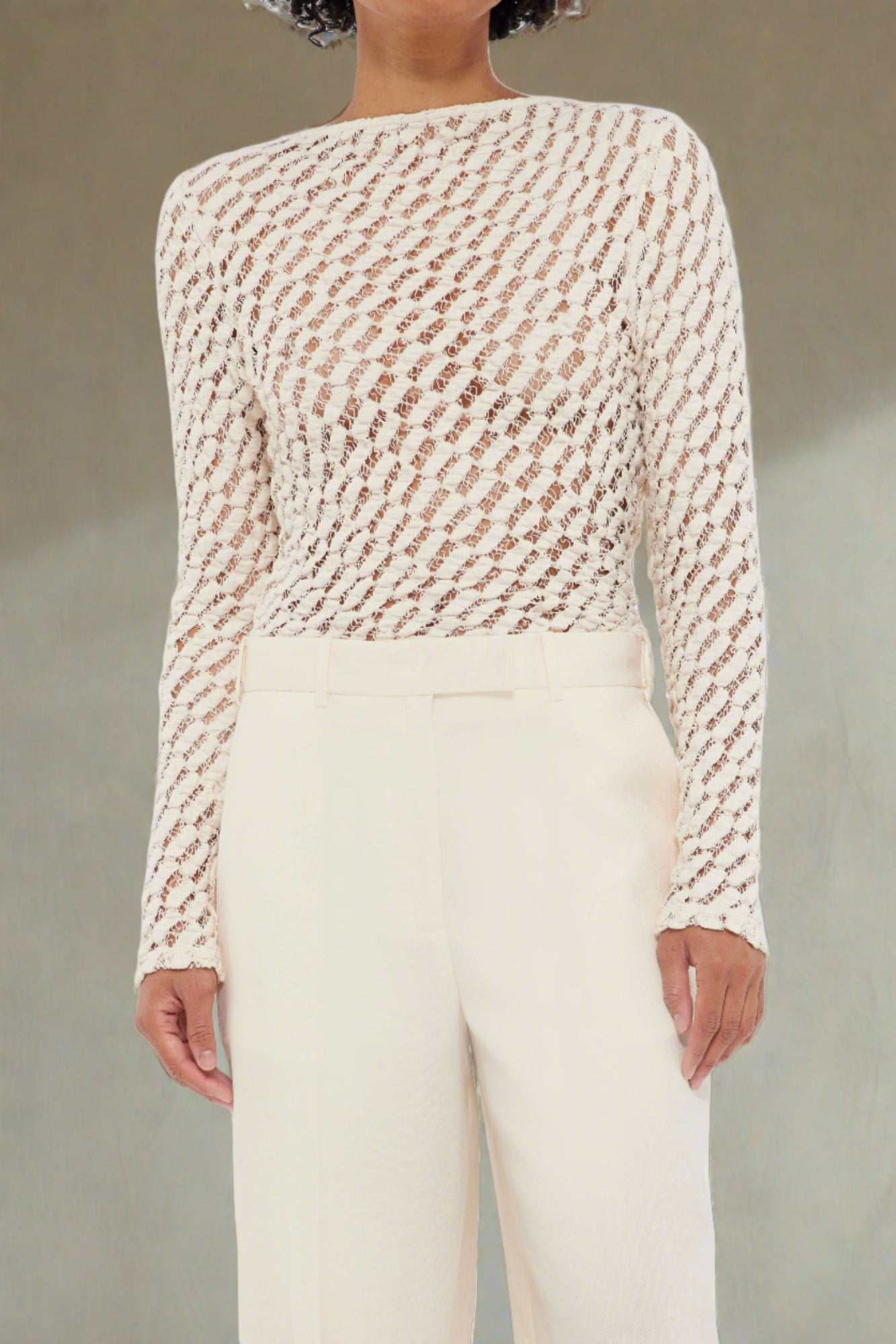 Rohe | Lace Boat Neck Top