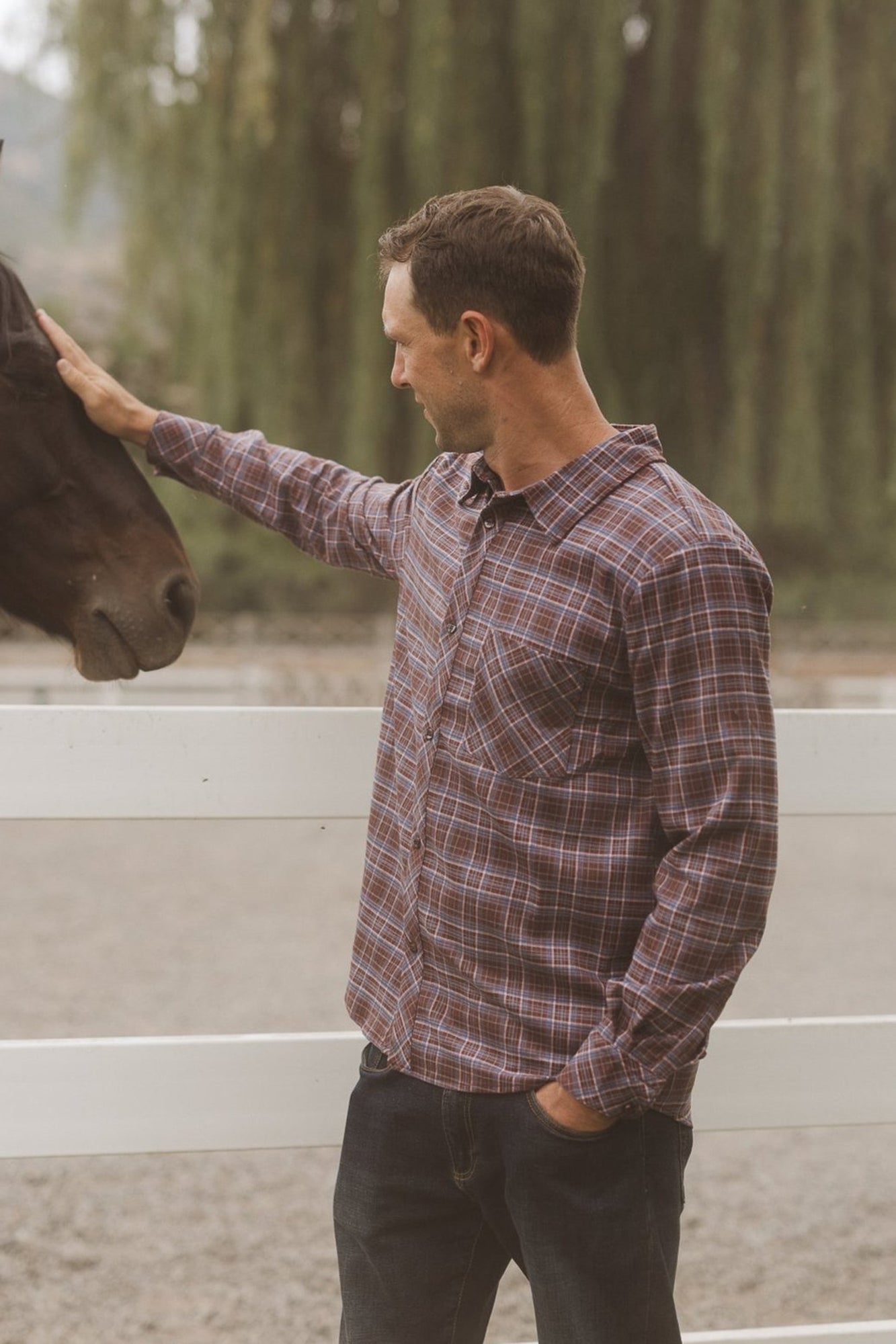 Men | John Shirt | Plaid x Multi