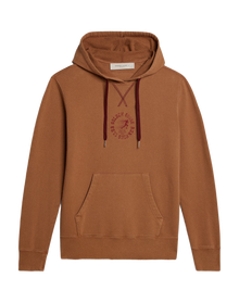 Men | Malt-Colored Cotton Sweatshirt with Hood | Malt Ball x Windsor Wine