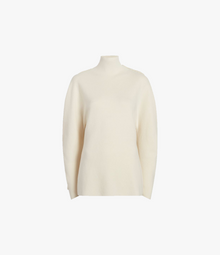 Women | Merino Wool Knit Turtleneck | Off White