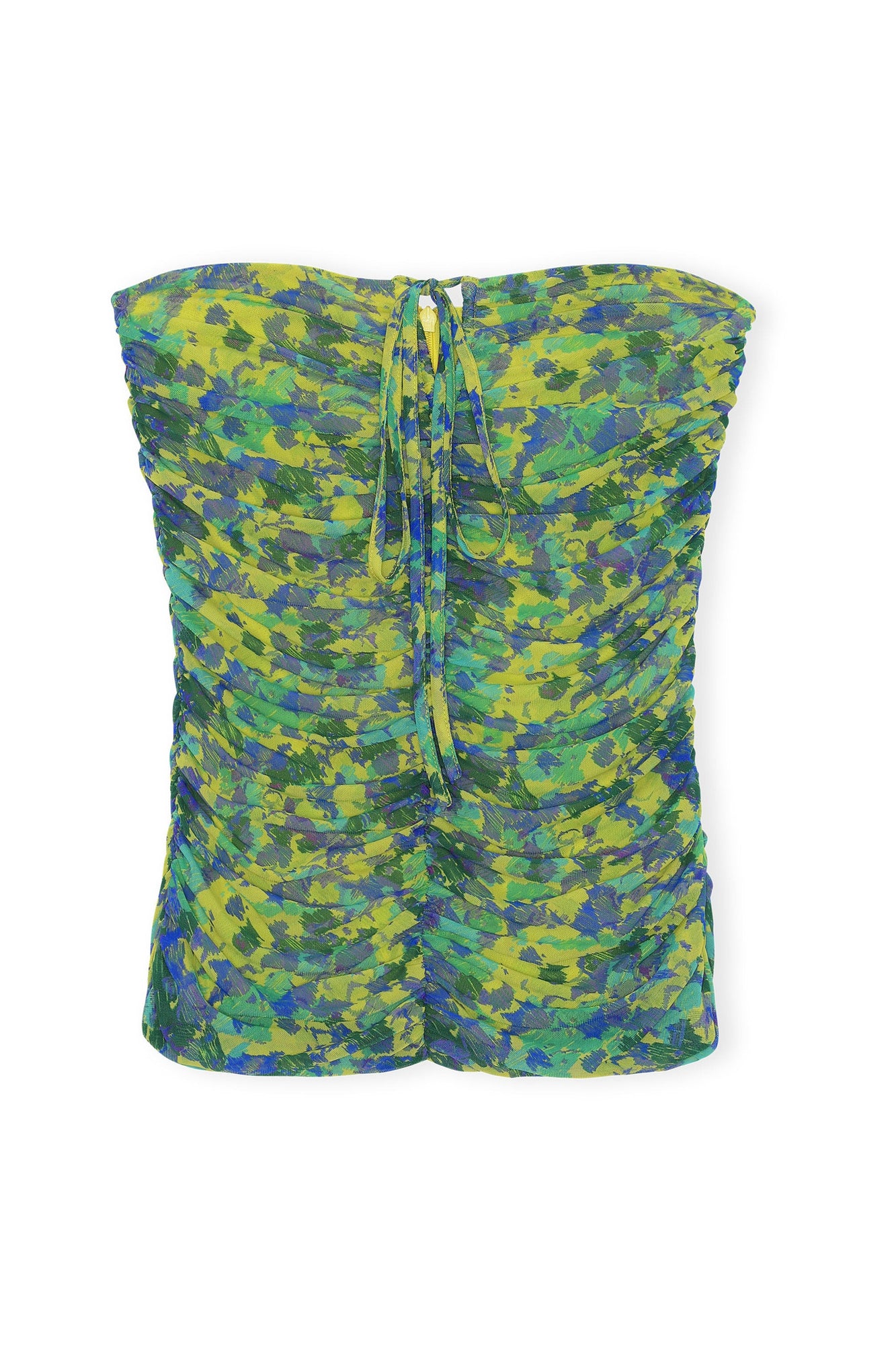 Mesh Ruched Halter Top | Sulphur Spring