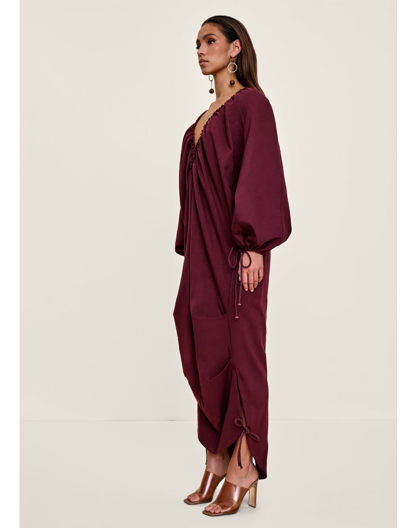 Meta Maxi Dress | Dark Plum